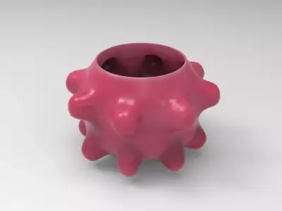 Jely Vase Low-poly 3D model