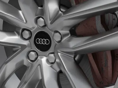 Car Rim 3D model get