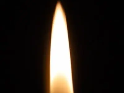 Candle with Flame Free 3D model