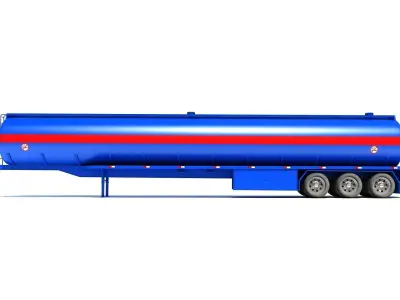 Tanker Trailer Models 3D model