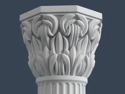 Composite Order Column 006 3D model
