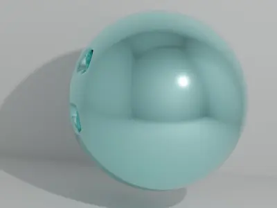 Turkish Bowling Ball 3D model