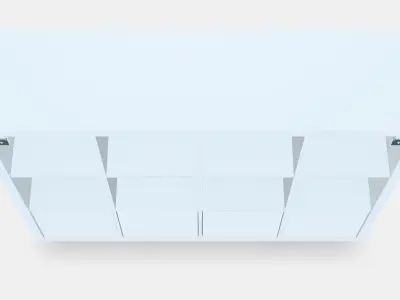 KALLAX Shelving unit with 4 inserts 22 3D model