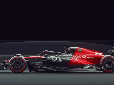 f1 alfa romeo team stake c43 Low-poly 3D model