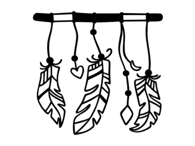 Feather Wall Decor 3D print model