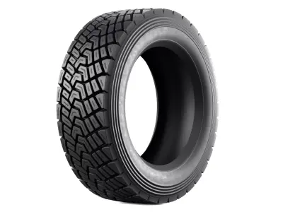 Offroad Car Tire Low-poly 3D model