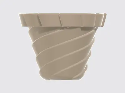 Flower Pot 3D print model
