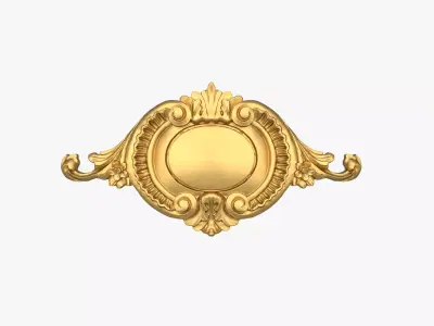 Classic decor ornament 215 3D model