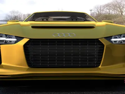 audi quattro 2010 3D model
