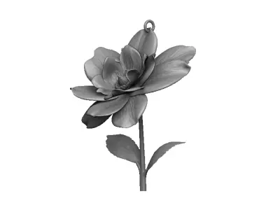 flower pendant 3D print model