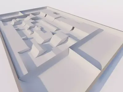 Skatepark-Skate Park PACK  3D model