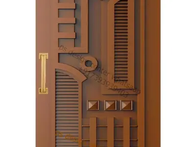 cnc doors design 2025 3D model purchase