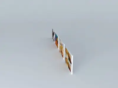 Kit408 Table Pictures of Bakery by Alex Marques Free 3D model