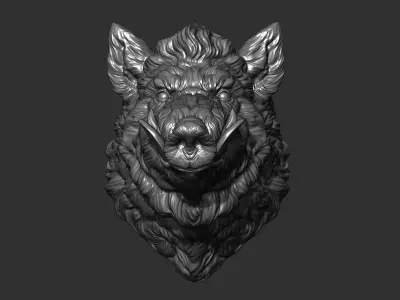 Boar hog 3D print model