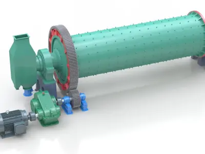  Ball Mill 3D model