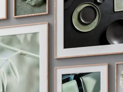 Photo Frames Set  87 3D model