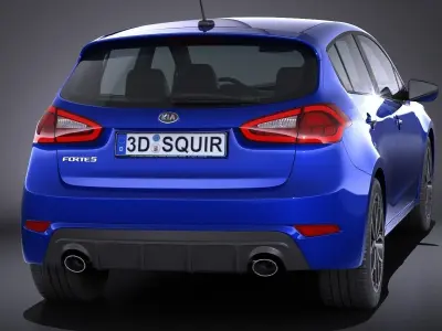Kia Forte5 2017 3D model