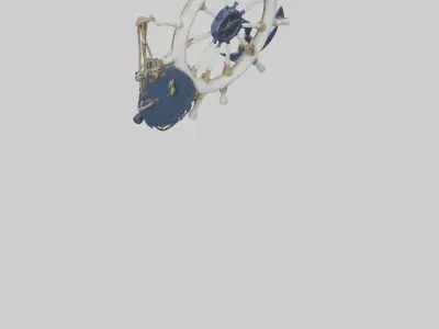 Nautical Wall Decor Low-poly 3D model