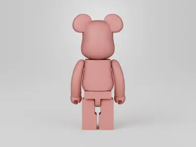 Bearbrick 500mm Move 3D print model