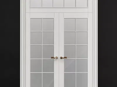 Interior Doors 3d model  Low-poly 3D model