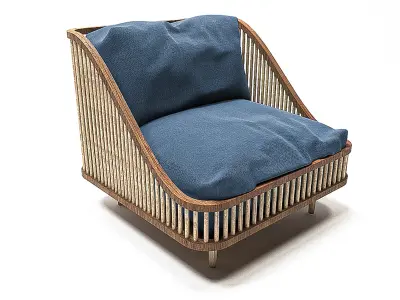 Noble Chic Chair Free low-poly 3D model