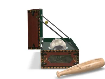 Quidditch set animated  3D model