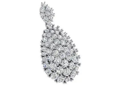 Pear Shaped Luxury Pendant 4519 3D print model