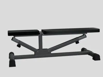 Training Bench Free low-poly 3D model