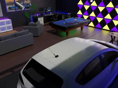 DREAM MAN CAVE - GAMING ROOM 3D model