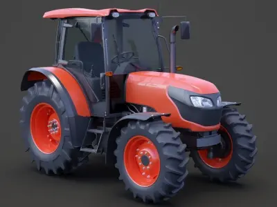 Generic Tractor 01 3D model