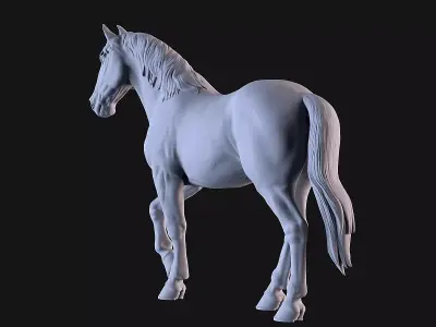 Horse 3D print model 9