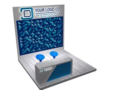 Booth Exhibition Stand a623g 3D model