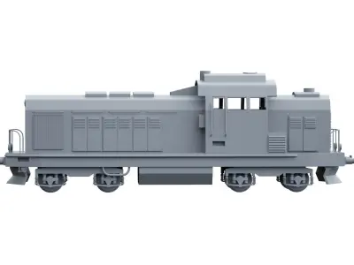 Diesel Hydraulic Locomotive 3D model