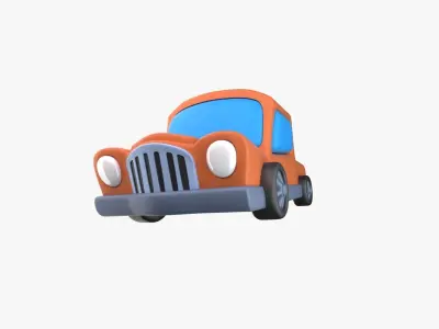 Vintage Car 3D model order