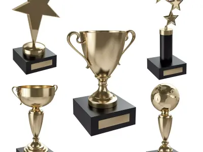 Winner cups 2 3D model