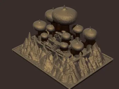 Agrabah City Free 3D model