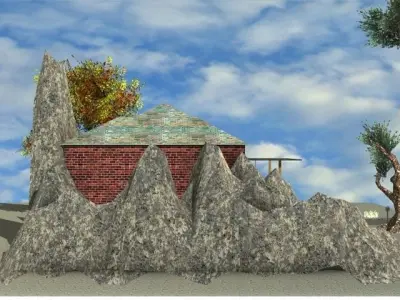 Khan home scene 3D model