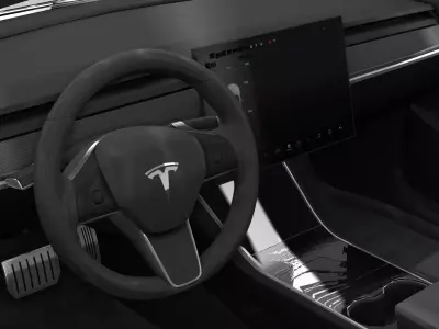 Tesla Model 3 3D model order