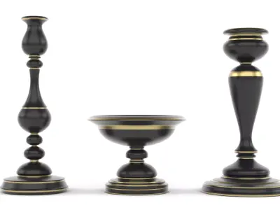 Candlestick Vase 3D model