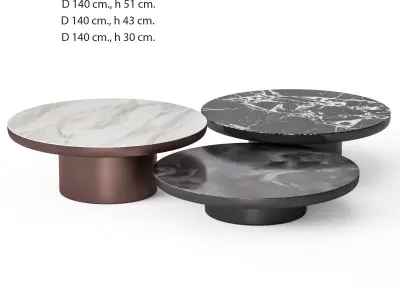 Brady coffee tables 3D model