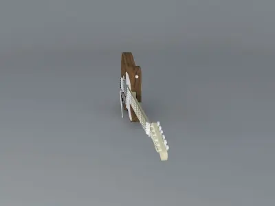 A HOT RODDED Fender Telecaster guitar Free 3D model