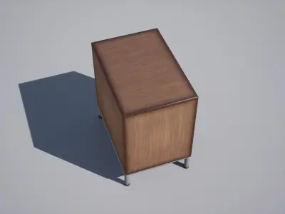 Cabinet Low-poly 3D model