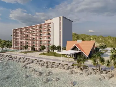 Hotel Beach 3D model