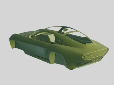 Alfa Romeo Disco Volante 2013 Printable Body 3D print model