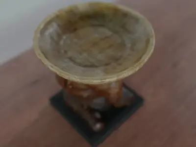 Elephant Bowl Rustic Home Decor Jewelry Holder and Altar Dish 3D print model