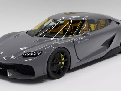 Koenigsegg Gemera With HQ interior 3D model