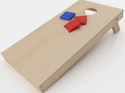 Cornhole Game 3D model