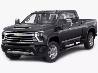 Pick-up Truck Silverado 2500 HD 2024 High Country 3D model
