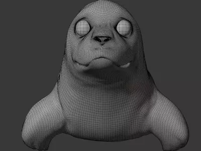 Seal - Sea Lion 3D Model 3D model