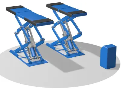 Car Lift R3  3D model